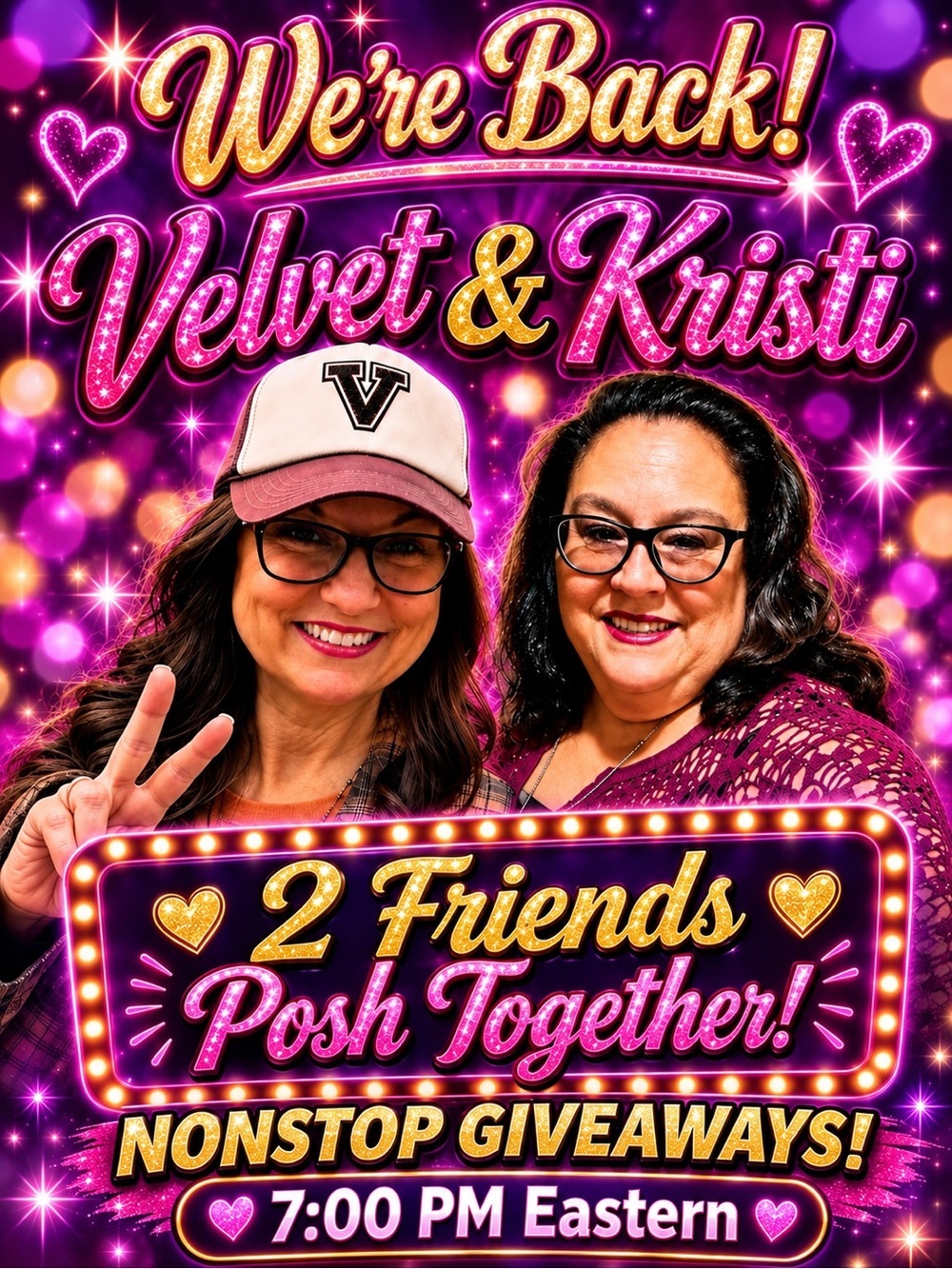 JOIN US! 1 East Coast Girl & 1 West Coast Girl Tuesday, September 8 @7 PM EST